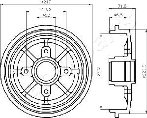 Japanparts TA-0610 - Jarrurumpu inparts.fi