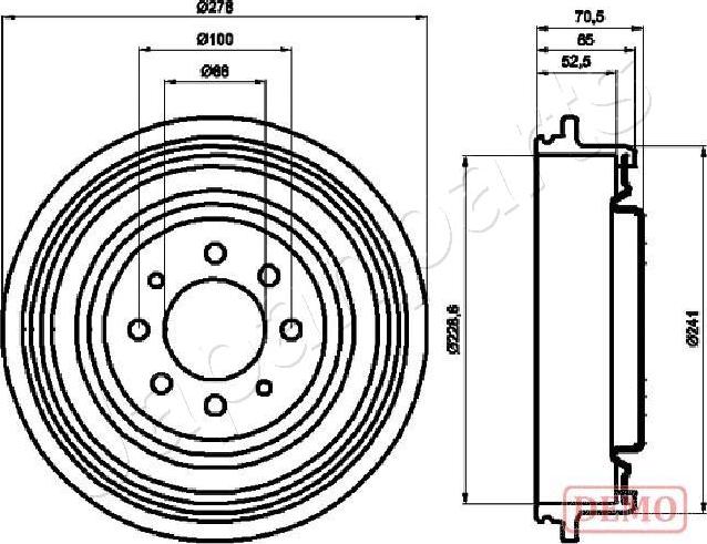 Japanparts TA-0703C - Jarrurumpu inparts.fi