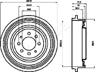 Japanparts TA-0703 - Jarrurumpu inparts.fi