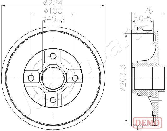 Japanparts TA-0710C - Jarrurumpu inparts.fi