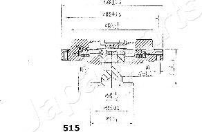 Japanparts VC-515 - Kytkin, jäähdytystuuletin inparts.fi