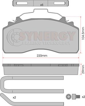 WABCO 6403229442 - Jarrupala, levyjarru inparts.fi