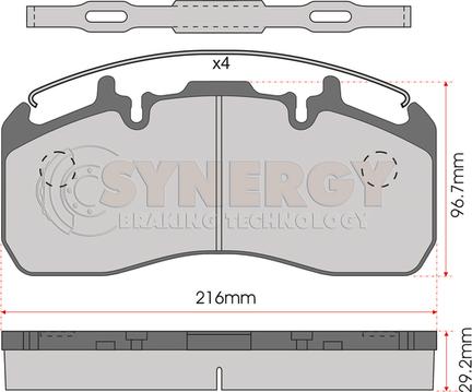 DT Spare Parts 4057795688742 - Jarrupala, levyjarru inparts.fi