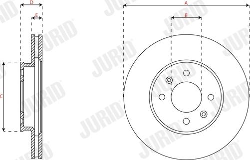 Jurid 563461JC-1 - Jarrulevy inparts.fi