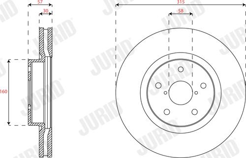 Jurid 563546JC-1 - Jarrulevy inparts.fi