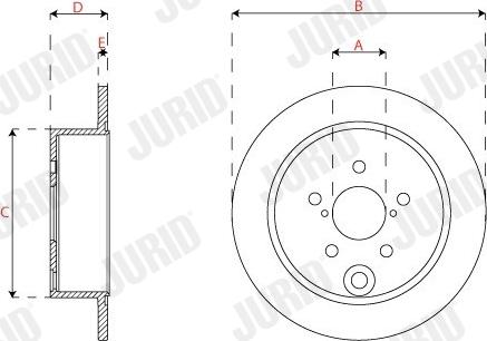 Jurid 563343JC-1 - Jarrulevy inparts.fi