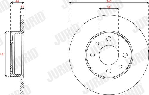 Jurid 563350JC - Jarrulevy inparts.fi