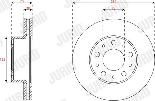 Jurid 563716JC - Jarrulevy inparts.fi