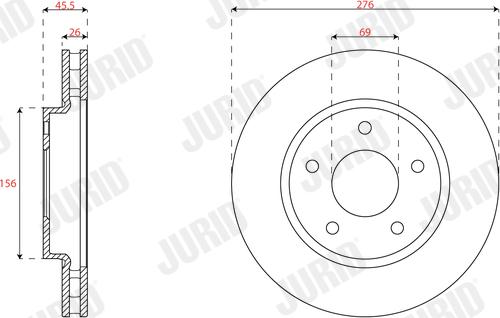 Jurid 562784JC - Jarrulevy inparts.fi