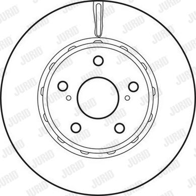 Kavo Parts BR-9545-C - Jarrulevy inparts.fi