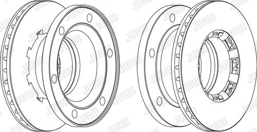 DT Spare Parts 020742131495 - Jarrulevy inparts.fi