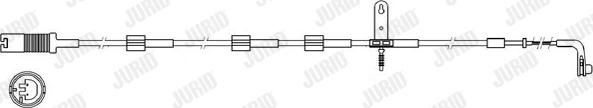 Jurid 581407 - Kulumisenilmaisin, jarrupala inparts.fi