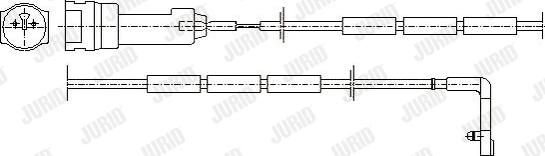 Jurid 581340 - Kulumisenilmaisin, jarrupala inparts.fi