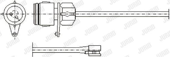 Jurid 581342 - Kulumisenilmaisin, jarrupala inparts.fi