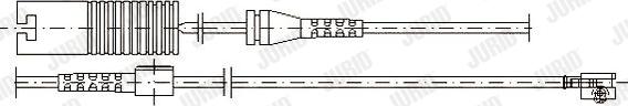 Jurid 581366 - Kulumisenilmaisin, jarrupala inparts.fi