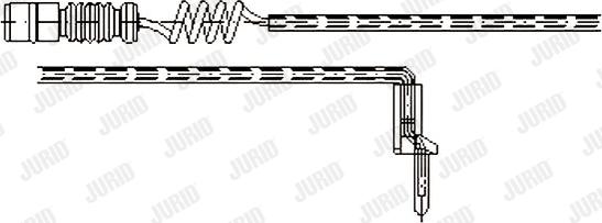 Jurid 581360 - Kulumisenilmaisin, jarrupala inparts.fi