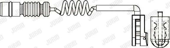 Jurid 581384 - Kulumisenilmaisin, jarrupala inparts.fi