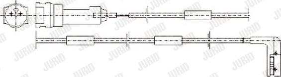 Jurid 581339 - Kulumisenilmaisin, jarrupala inparts.fi