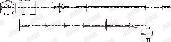 Jurid 581334 - Kulumisenilmaisin, jarrupala inparts.fi