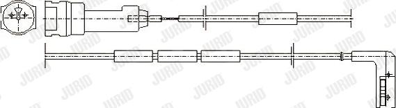 Jurid 581338 - Kulumisenilmaisin, jarrupala inparts.fi