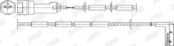 Jurid 581337 - Kulumisenilmaisin, jarrupala inparts.fi