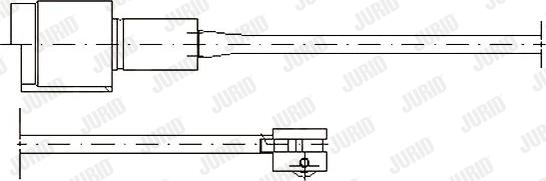 Jurid 581329 - Kulumisenilmaisin, jarrupala inparts.fi