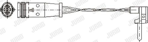 Jurid 581379 - Kulumisenilmaisin, jarrupala inparts.fi