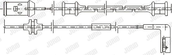 Jurid 581371 - Kulumisenilmaisin, jarrupala inparts.fi