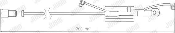 Jurid 587046 - Kulumisenilmaisin, jarrupala inparts.fi