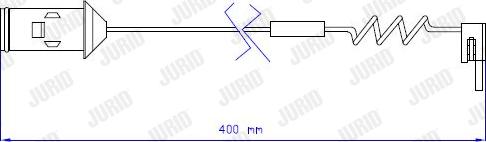 Jurid 587000 - Kulumisenilmaisin, jarrupala inparts.fi