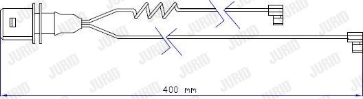 Jurid 587026 - Kulumisenilmaisin, jarrupala inparts.fi