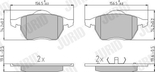 Jurid 571900J - Jarrupala, levyjarru inparts.fi