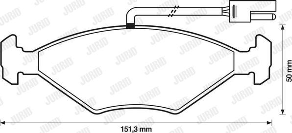 Jurid 571449D - Jarrupala, levyjarru inparts.fi