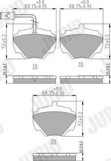 Jurid 571440J - Jarrupala, levyjarru inparts.fi