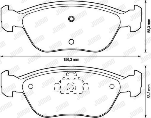 Jurid 571457D - Jarrupala, levyjarru inparts.fi