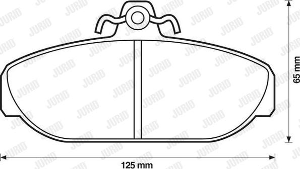 Jurid 571404D - Jarrupala, levyjarru inparts.fi