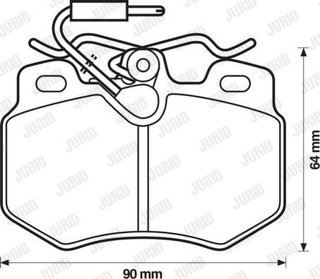 Jurid 571406D - Jarrupala, levyjarru inparts.fi