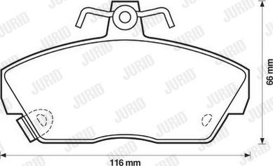 Jurid 571437J - Jarrupala, levyjarru inparts.fi