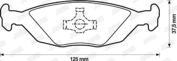 Jurid 571428D - Jarrupala, levyjarru inparts.fi