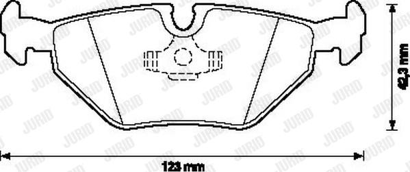 Jurid 571546J - Jarrupala, levyjarru inparts.fi