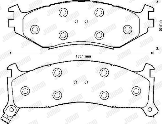 Jurid 571515J - Jarrupala, levyjarru inparts.fi