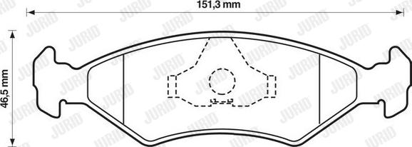 Jurid 571536J - Jarrupala, levyjarru inparts.fi