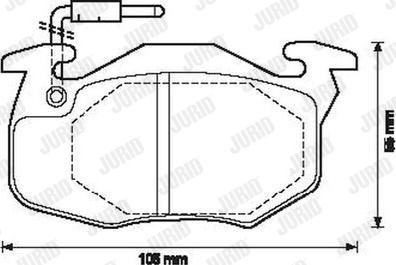 Jurid 571524J - Jarrupala, levyjarru inparts.fi