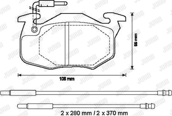 Jurid 571525D - Jarrupala, levyjarru inparts.fi