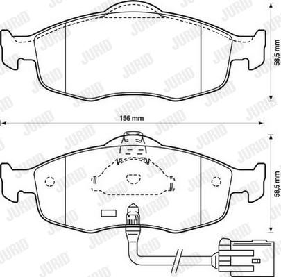 Jurid 571522D - Jarrupala, levyjarru inparts.fi