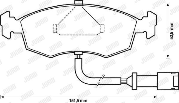 Jurid 571849J - Jarrupala, levyjarru inparts.fi