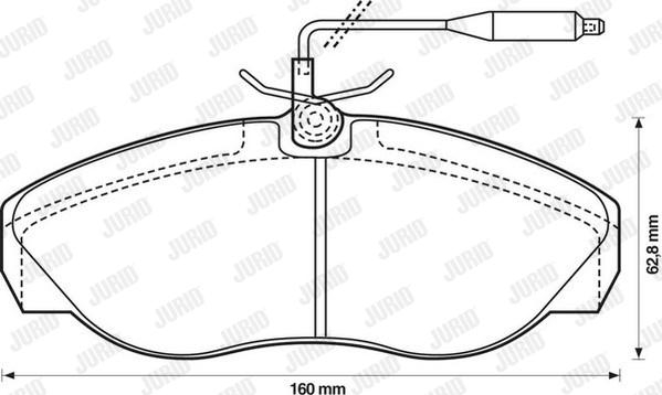 Jurid 571840D - Jarrupala, levyjarru inparts.fi