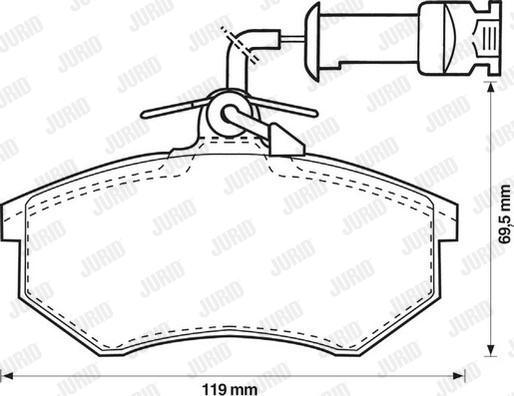 Jurid 571864J - Jarrupala, levyjarru inparts.fi