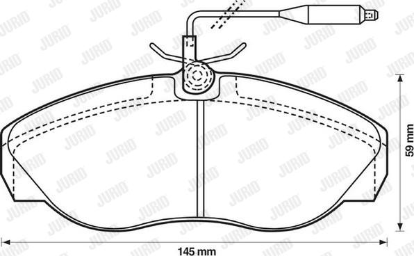 Jurid 571839D - Jarrupala, levyjarru inparts.fi