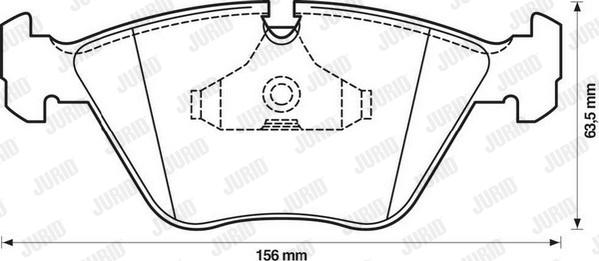 Jurid 571394D - Jarrupala, levyjarru inparts.fi